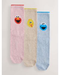 Next - Sesame Street Licensed Ribbed Ankle Socks 3 Pack - Lyst