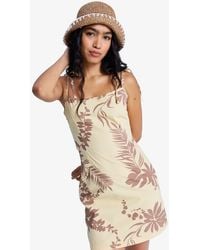 Roxy - Tropical Print New Nostalgia Mini Dress - Lyst