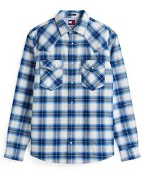 Tommy Hilfiger - Regular Fit Flannel Check Western Shirt - Lyst