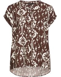 Evans - Notch Neck Shirt - Lyst