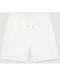 Reiss - Renly Textured Drawstring Shorts - Lyst