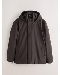 Next - Showerproof Hooded Coat With Brushed Lining - Lyst