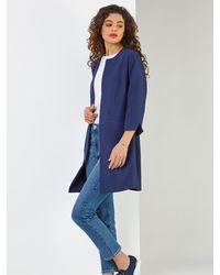 Roman - Textured Longline Smart Coat - Lyst