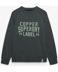 Superdry - Micro Logo Crew Jumper - Lyst
