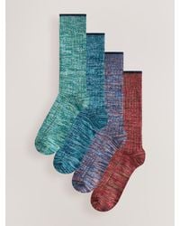 Next - Twist Ribbed Socks 4 Pack - Lyst