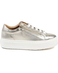Jones Bootmaker - Amaliada Leather Platform Trainers - Lyst