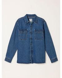 FatFace - Fatface Dark Relaxed Fit Denim Shirt - Lyst