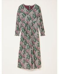 FatFace - Fatface Petite Japanese Rose Midi Dress - Lyst