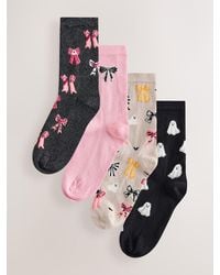 Next - Halloween Patterned Ankle Socks 4 Pack - Lyst