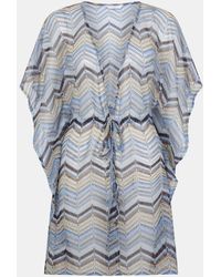 Accessorize - Zigzag Crochet Mini Kaftan - Lyst