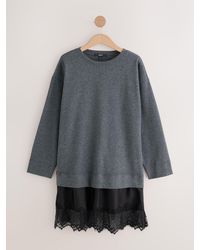 Next - 2-In-1 Soft Touch Jumper Lace Skirt - Lyst
