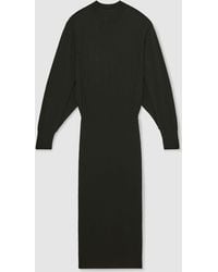 Reiss - Suni Wool-Blend High-Neck Knitted Dress With Cashmere - Lyst