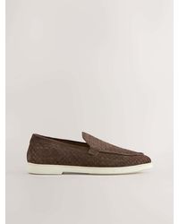 Next - Suede Loafers - Lyst