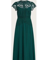 Monsoon - Monica Lace Midi Dress - Lyst