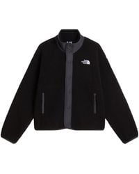 The North Face - The North Face Cragmont Popper Front Fleece Jacket - Lyst