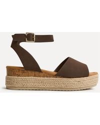 Linzi - Nirvana Espadrille Flatform Sandals - Lyst