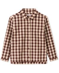 Celtic & Co. - Gingham Button Through Shirt - Lyst