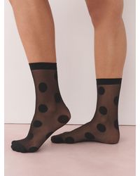 Next - Spot Pattern Ankle Pop Socks 2 Pack - Lyst