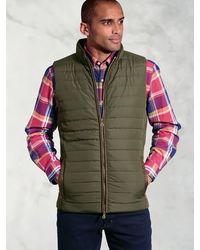 Brook Taverner - Quilted Puffer Gilet - Lyst