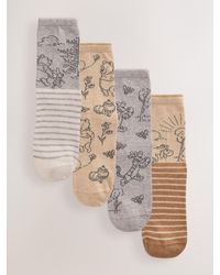 Next - Disney Winnie The Pooh Licensed Ankle Socks 4 Pack - Lyst
