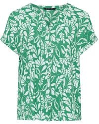 Evans - Jersey Crepe Notch Neck Blouse - Lyst