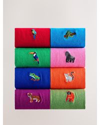 Next - Fun Embroidered Socks 8 Pack - Lyst