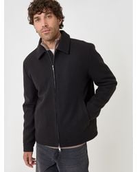 Threadbare - Faux Wool Lightweight Collared Jacket - Lyst