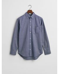 GANT - Klassisches Oxford Logo-Hemd - Lyst