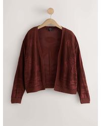 Next - Palm Tree Pattern Cardigan - Lyst
