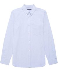 French Connection - Oxford 100% Cotton Long Sleeve Shirt - Lyst
