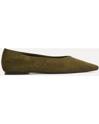 Linzi - Direct Point Toe Flat Ballet Pumps - Lyst