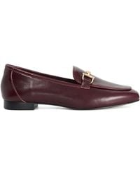 Dune - Wide Fit Grained Loafers - Lyst