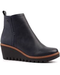 Lunar - Pixie Wedge Ankle Boots - Lyst