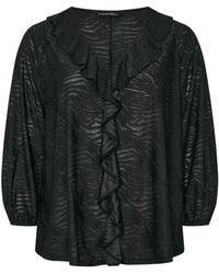 Evans - Burnout Frill Top - Lyst