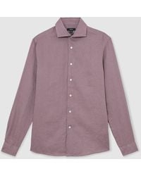 Reiss - Ruban - Mauve Pink Shirt, Xs - Lyst