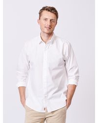 aubi - Chase Poplin 100% Cotton Shirt - Lyst