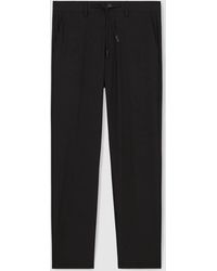 Reiss - Split Technical Stretch Relaxed Trousers - Lyst