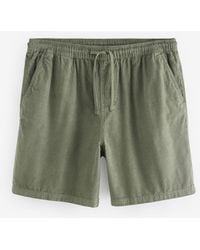 Next - Corduroy Elasticated Waist Shorts - Lyst