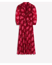 Boden - Brooke Tie Neck Tea Dress - Lyst