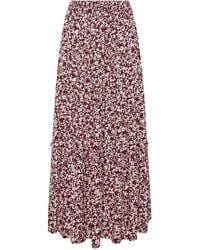 M Com - Ditsy Crinkle Maxi Skirt - Lyst