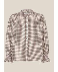 Monsoon - Marlo Check Blouse - Lyst