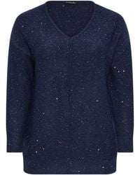 Evans - Sparkly Jumper - Lyst