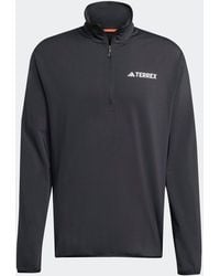 adidas Originals - Adidas Terrex Multi Climawarm Half-Zip Tech Fleece Jacket - Lyst