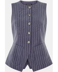 Whistles - Lottie Weste Mit Nadelstreifeneu 38 (Uk 10) - Lyst