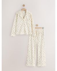Next - Hamish The Highland Cow Cotton Jersey Button Through Pyjamas - Lyst