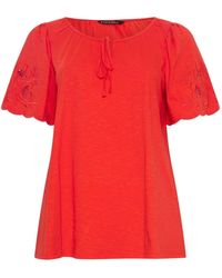 Evans - Embellished Boho Top - Lyst
