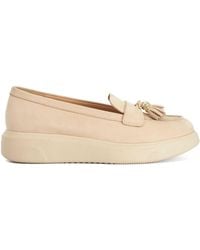 Dune - Leather Glissade Loafers - Lyst