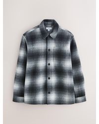 Next - Ombre Check Shacket - Lyst