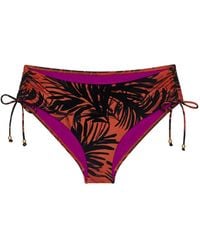 Triumph - Mid Waist Summer Palm Bikini Bottoms - Lyst