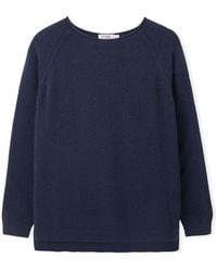 Celtic & Co. - Studio Roll Edge Crew Neck Jumper - Lyst